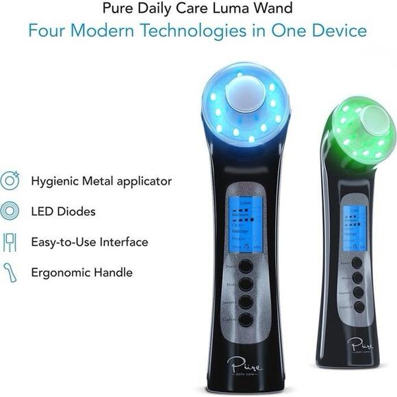 PURE DAILY CARE LUMA Skin Therapy Anti-Aging Wand 4-in-1 Opened box - Picture 12 of 16
